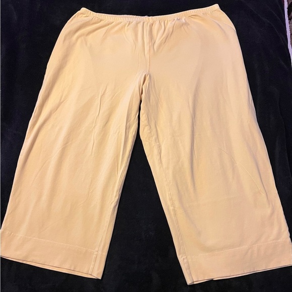 Lands' End Other - GUC Secret Treasures Women’s Yellow Wide-Leg Pajama Pants 16/18